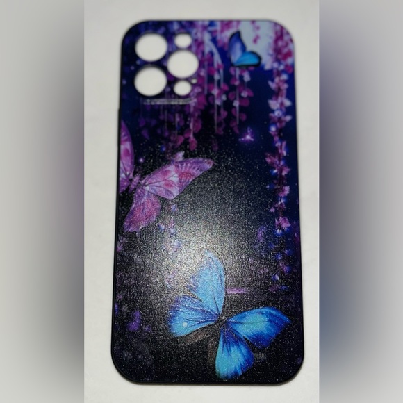 iPhone 12 Pro Flying Butterfly Art Silicone Soft Phone Case NWOT - Picture 5 of 6